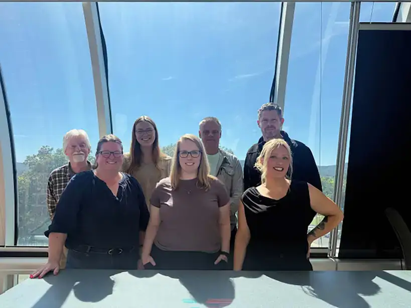 Earth and Atmospheric Sciences Faculty and Staff group photo.