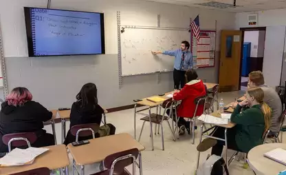 Education major students gain hand-on learning.