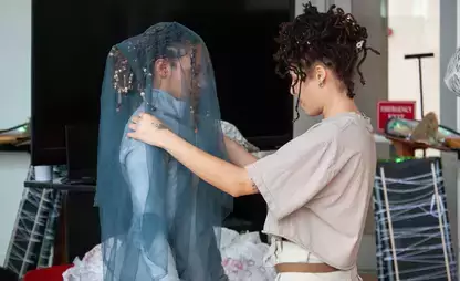 Students gain hands-on experience in the Fashion and Textiles major.