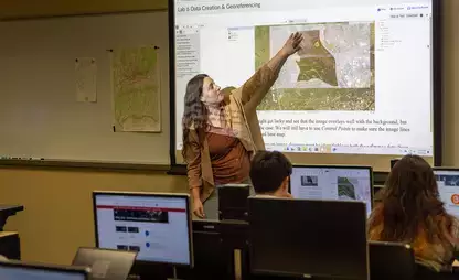 Dr. Lauren Sultaire teaches GIS Principles and Methods