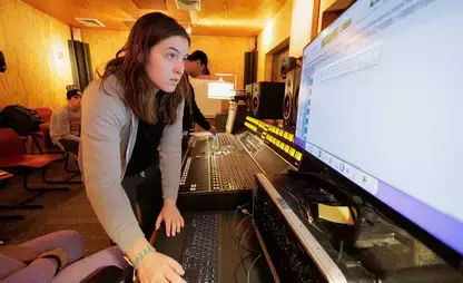 Hands-on learning in Music Industry Audio 4