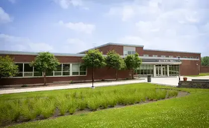 LEED certified Alumni Hall building