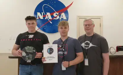 Physics Students Launch Rocket at NASA Facility