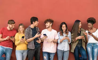 Students share what they find over social media