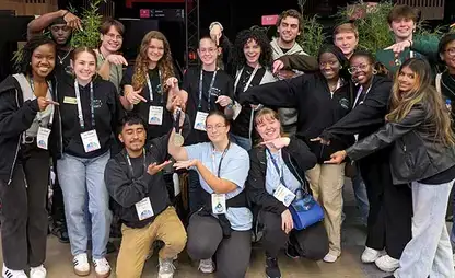 iGEM 2024 Team Poses with Their Gold Medals