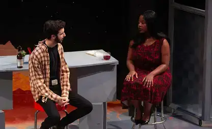 Scene from Alleged Children of Darkness.