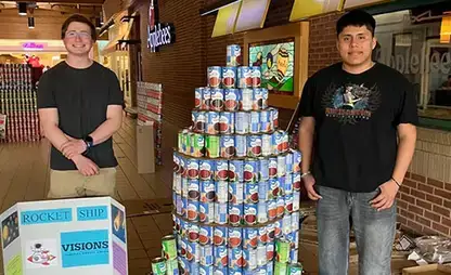 Daniel Schlagel at Canstruction