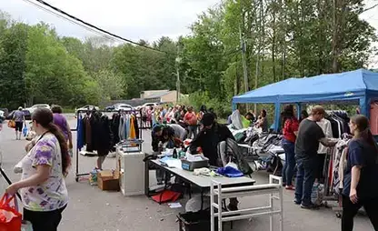 Move out program 2026 residents select items from ReUse center