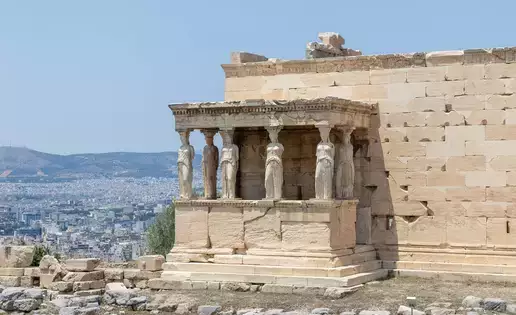 The Acropolis stands watch over Athens, Greece