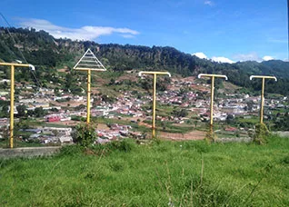 Power lines in Guatemala.