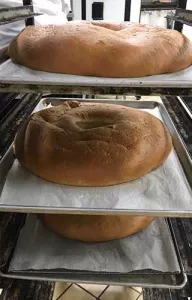 Baking Large Doughnut