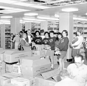 Library Moving-In Day, spring 1960