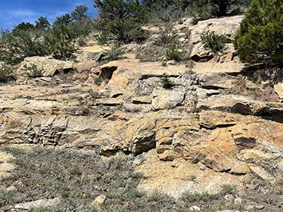 Rock Formations at Dino Ridge