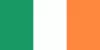 Flag of Ireland; green, white, and orange as vertical stripes