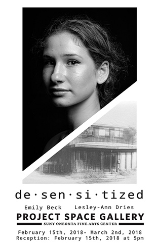 "desensitized" gallery poster desensitized exhibition poster