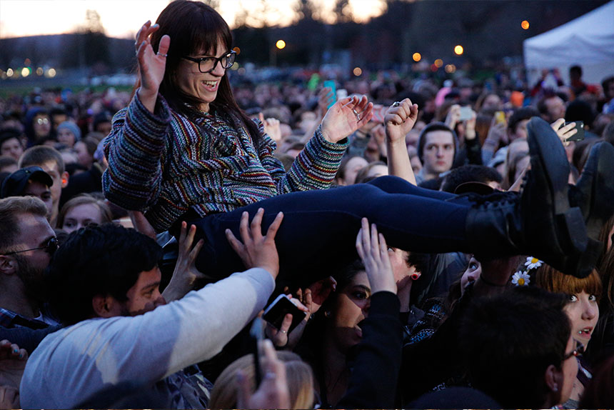 Crowd Surfing