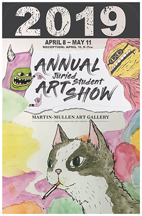 Annual Student Show poster 2019 Annual Student Show poster 2019