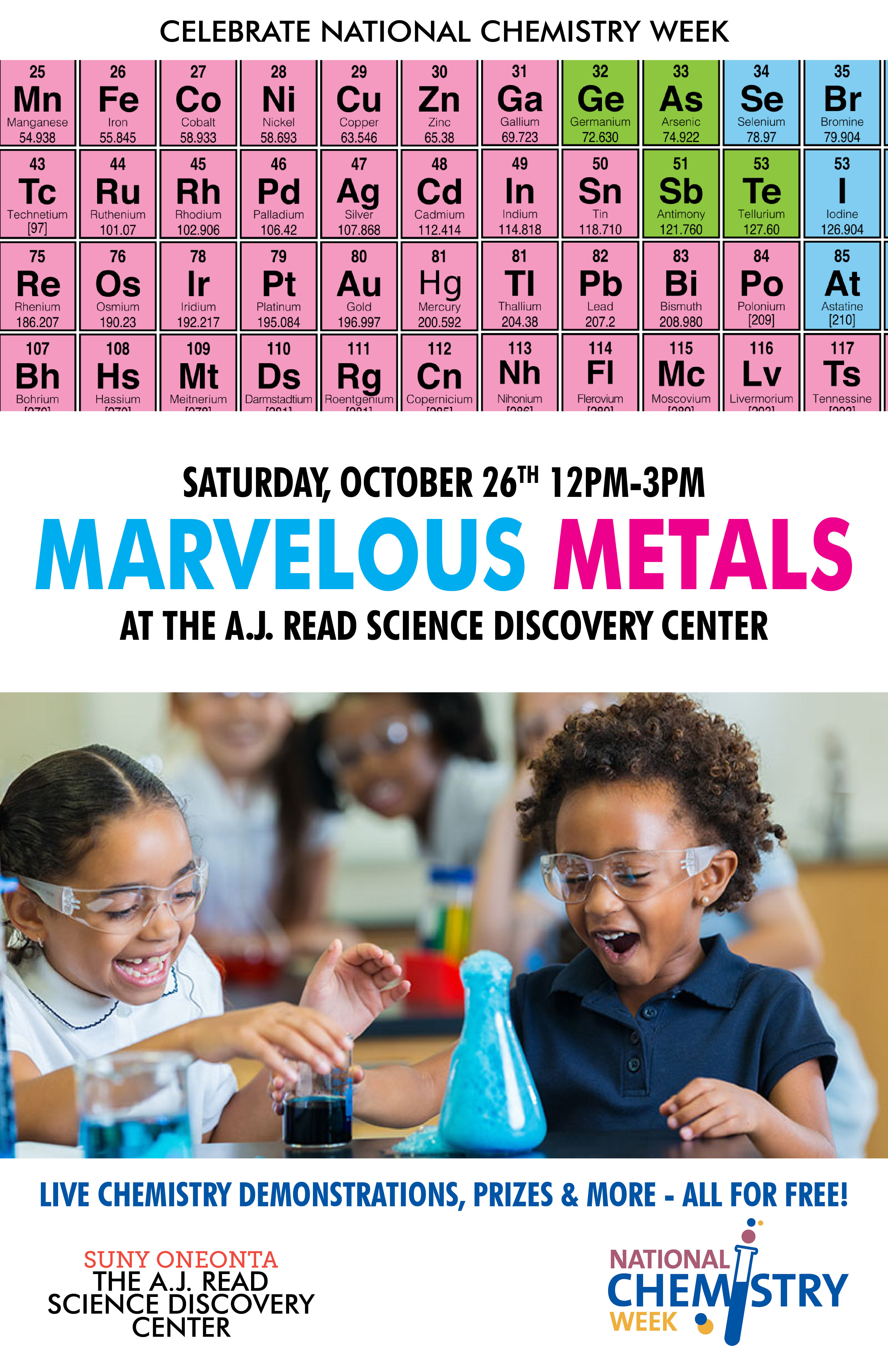 marvelous metals poster