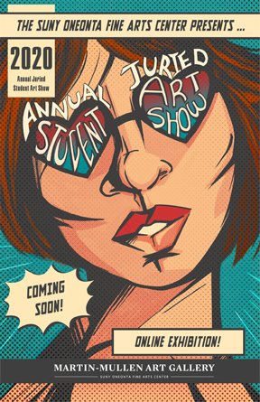 Annual Student Art Show poster 2020 Annual Student Art Show poster 2020