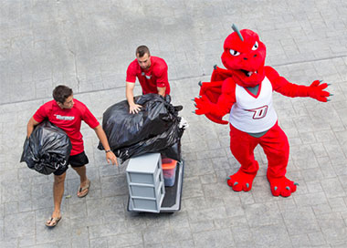 Red at Move-In Day
