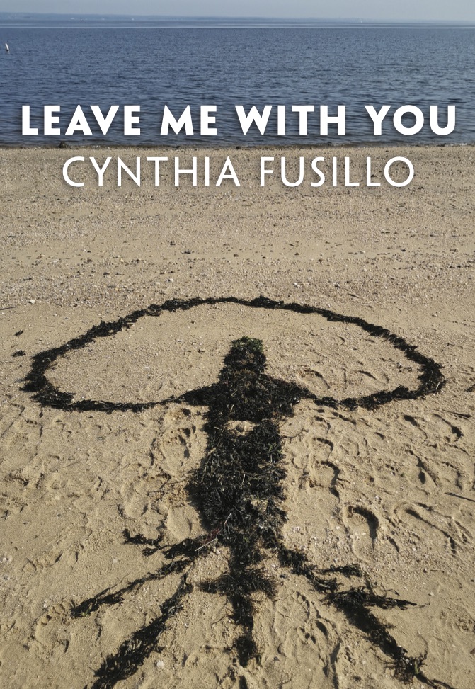 Leave Me With You Postcard, Seaweed Figure on the Beach, Leave Me With You, Cynthia Fusillo