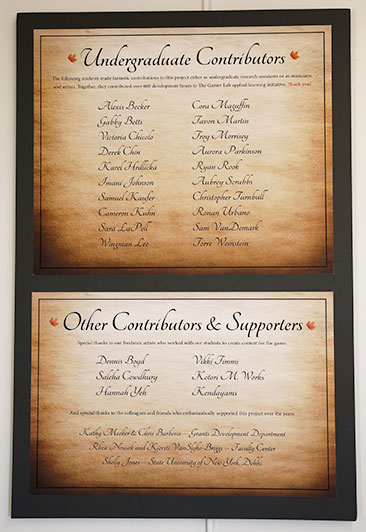 Game Credits